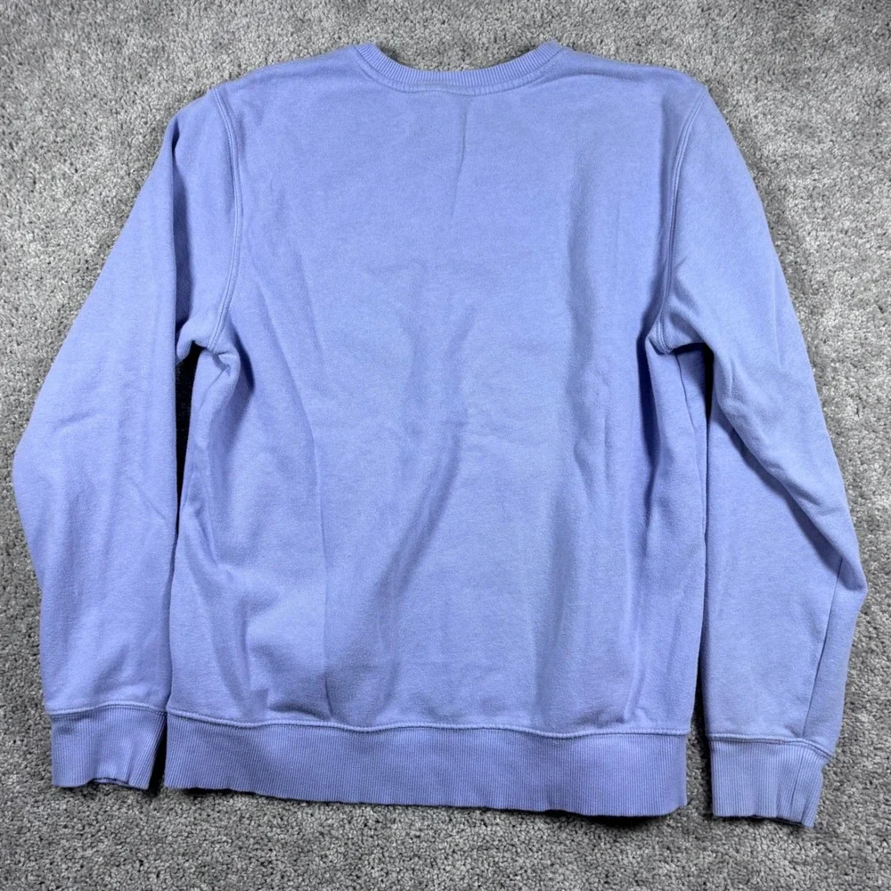 The North Face Crew Neck Sweatshirt Unisex‎ Medium Purple Pullover: READ